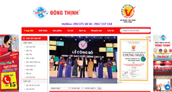 Desktop Screenshot of giaydongthinh.com